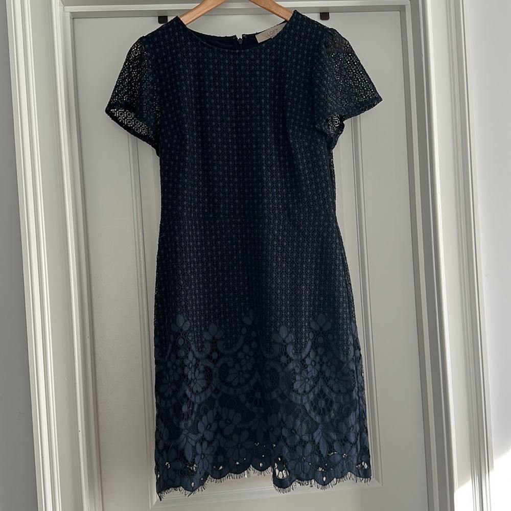 Loft Womens lace dress, size 2